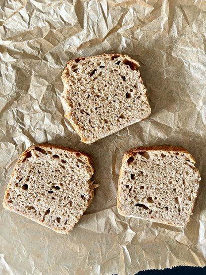 Einfaches Sauerteig Kastenbrot Rezept [sofort als Download verfügbar]